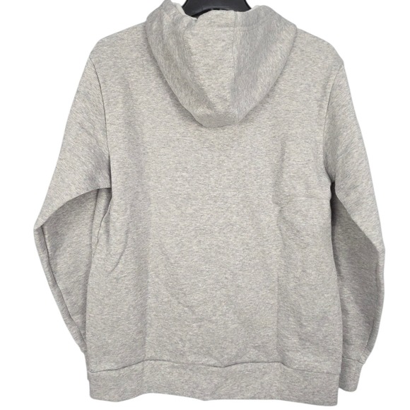 Adidas Hoodie Womens Small Gray Fleece Pullover Sweatshirt Athletic Casual NWT - Picture 3 of 9